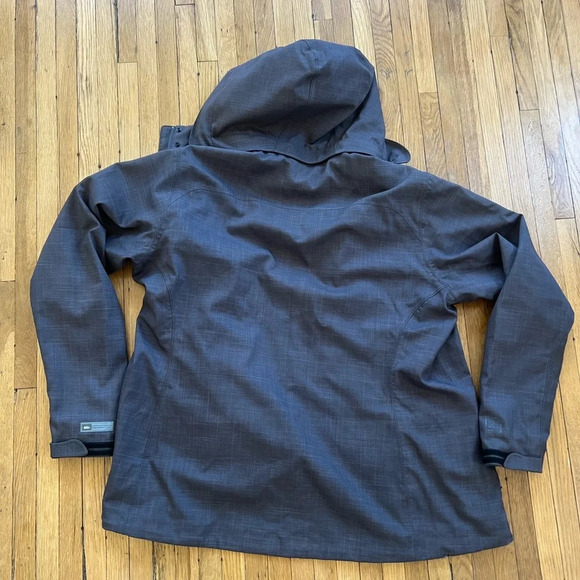 REI Co-Op Grey All Weather Lined Utility Jacket with detachable hood | XL - Picture 8 of 10
